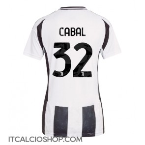 Juventus Juan Cabal #32 Prima Maglia Femmina 2024-25 Manica Corta